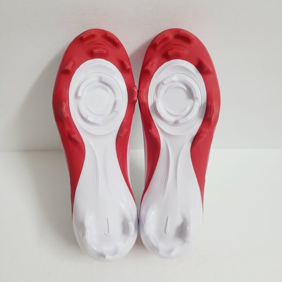 NEW Nike Vapor Speed 3 Football Cleats FB3303-102 Size 7.5 White Red - Picture 6 of 7